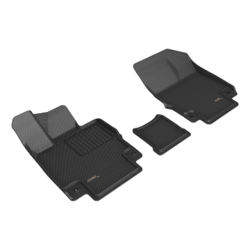 Picture of 3D MAXpider ACE Kagu-Front-Black Floor Mats - L1GS01211509