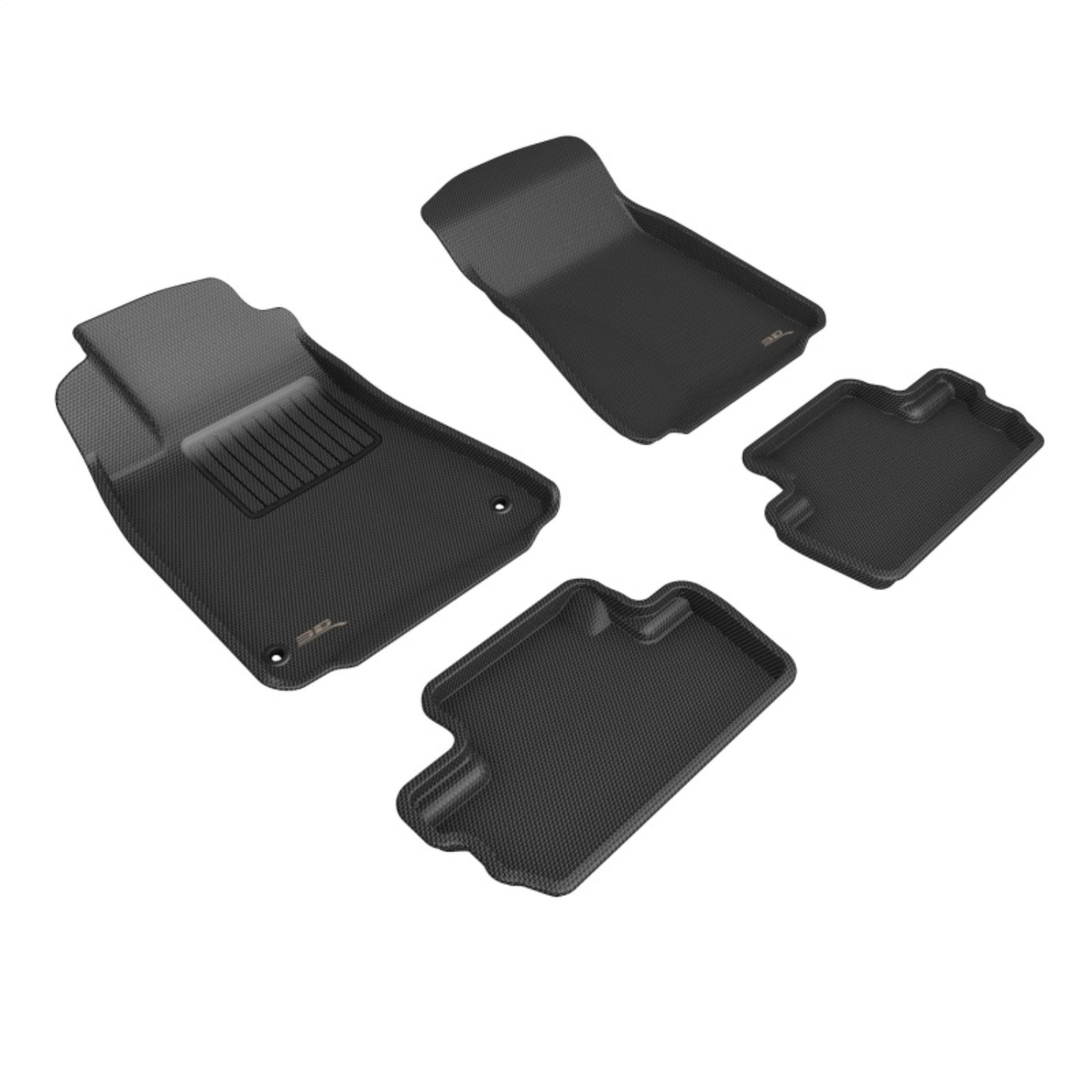 Picture of 3D MAXpider ACE Kagu-Combo-Black Floor Mats - L1LX01701509