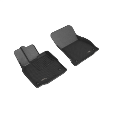 Picture of 3D MAXpider ACE Kagu-Front-Black Floor Mats - L1LX06411509