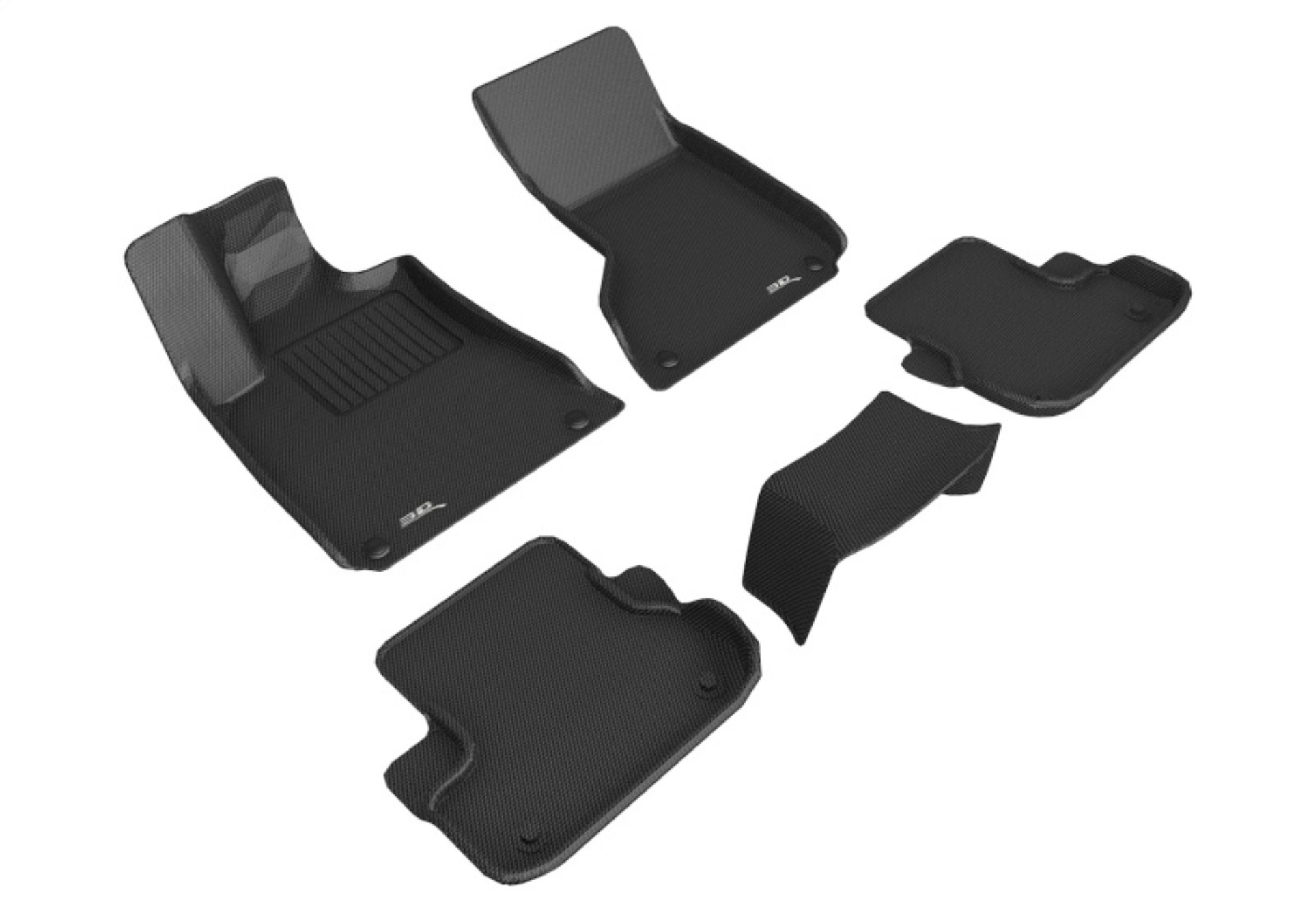 Picture of 3D MAXpider ACE Kagu-Combo-Black Floor Mats - L1MR00701509