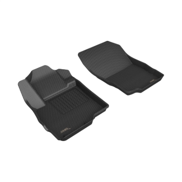 Picture of 3D MAXpider ACE Kagu-Front-Black Floor Mats - L1MT05611509