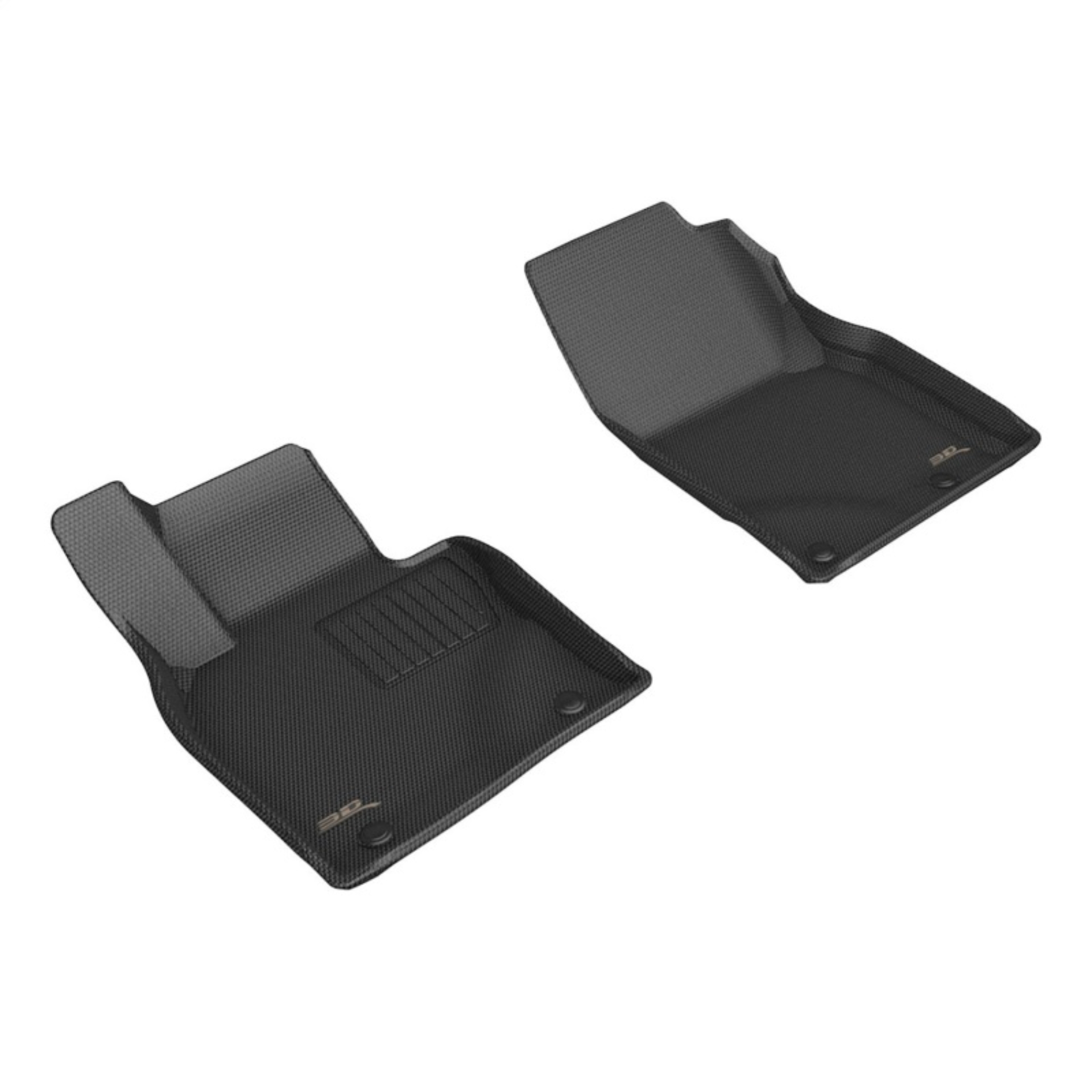 Picture of 3D MAXpider ACE Kagu-Front-Black Floor Mats - L1MZ08111509