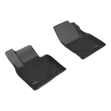 Picture of 3D MAXpider ACE Kagu-Front-Black Floor Mats - L1MZ08111509