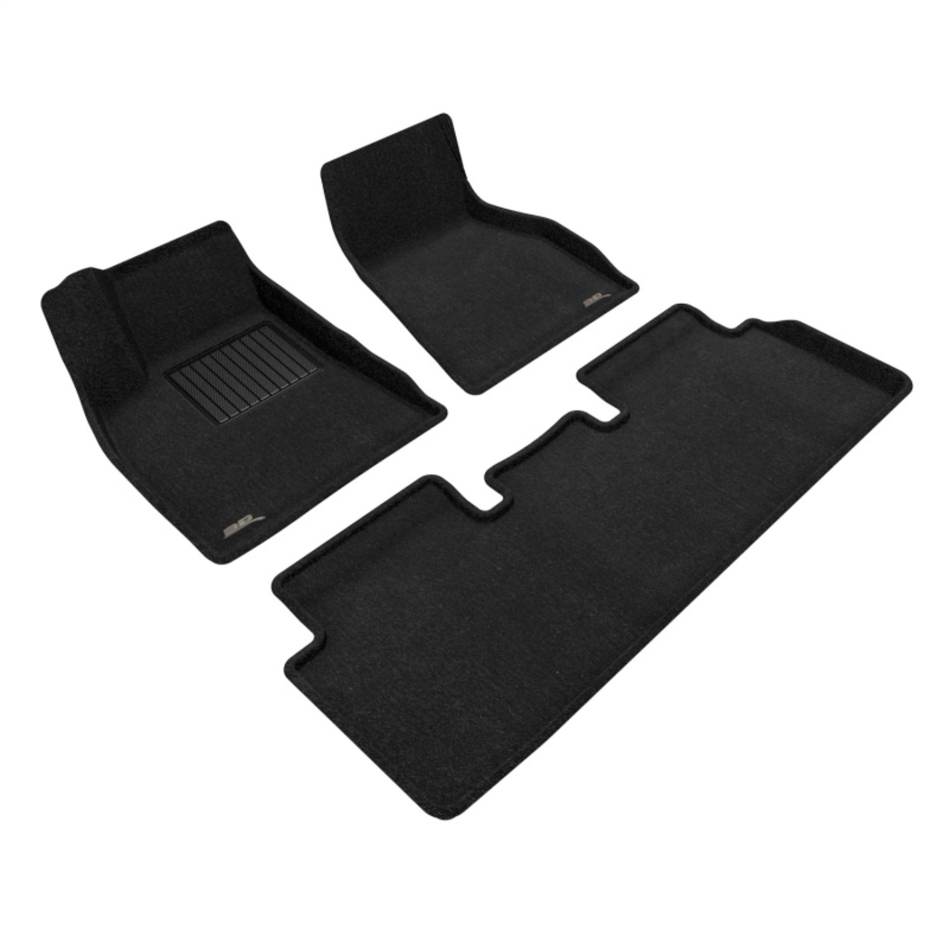Picture of 3D MAXpider 20-21 Tesla Model S Elegant Floor Mat- Black