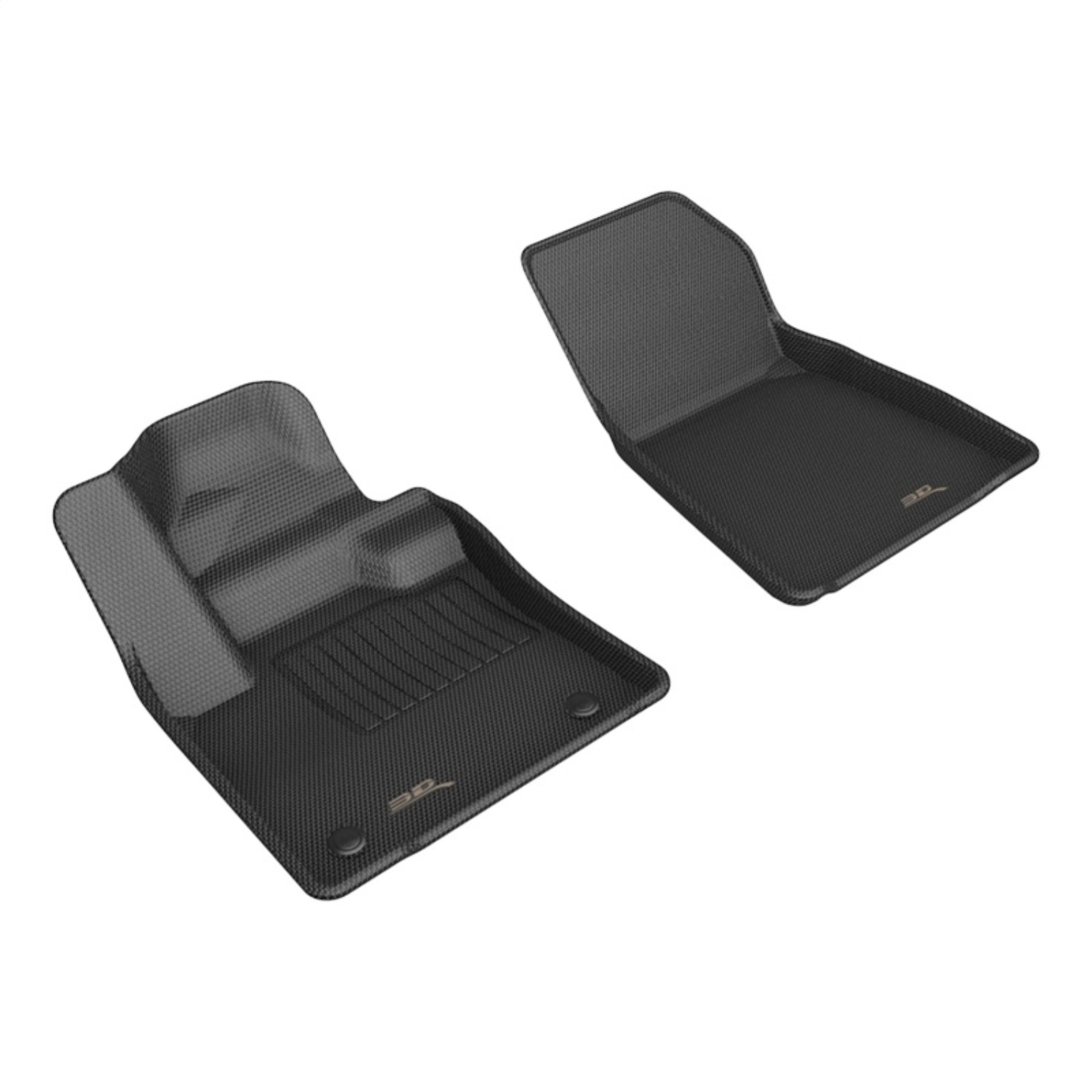 Picture of 3D MAXpider ACE Kagu-Front-Black Floor Mats - L1VV04511509