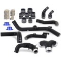 Picture of Mishimoto 2021+ Ford Bronco 2.7L High-Mount Intercooler Pipe Upgrade Kit - Wrinkle Black