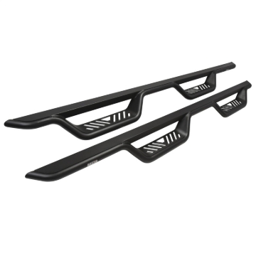 Picture of Westin 07-21 Toyota Tundra CrewMax Outlaw Drop Nerf Step Bars - Textured Black