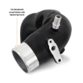 Picture of Mishimoto 2021+ Ford Bronco 2.7L High-Mount Intercooler Pipe Upgrade Kit - Wrinkle Black