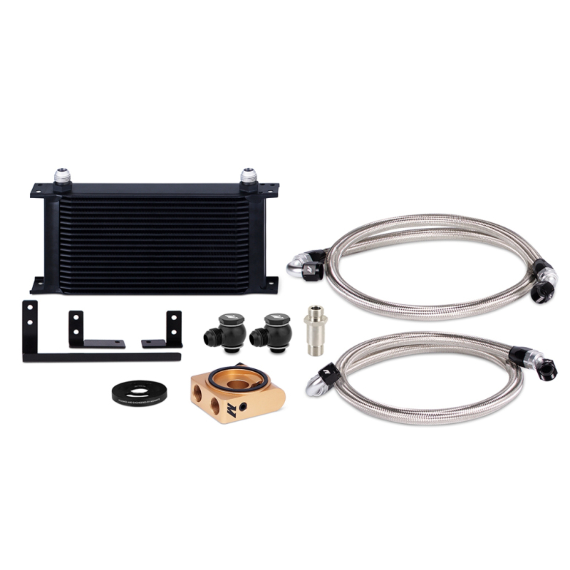 Picture of Mishimoto MM Oil Cooler-Kits-Tstat - MMOC-MIA-19TBK