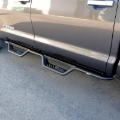 Picture of Westin 07-21 Toyota Tundra CrewMax Outlaw Drop Nerf Step Bars - Textured Black