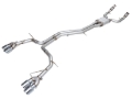 Picture of AWE Tuning 19-23 Audi C8 S6/S7 2.9T V6 AWD Track Edition Exhaust - Chrome Silver Tips