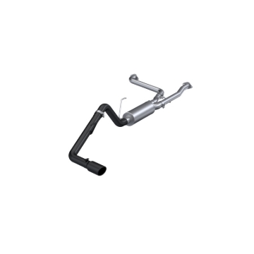 Picture of MBRP 22-23 Nissan Frontier 3.8L 3in Tip 3in Cat Back Single Side Exit Street Profile - Black Coated