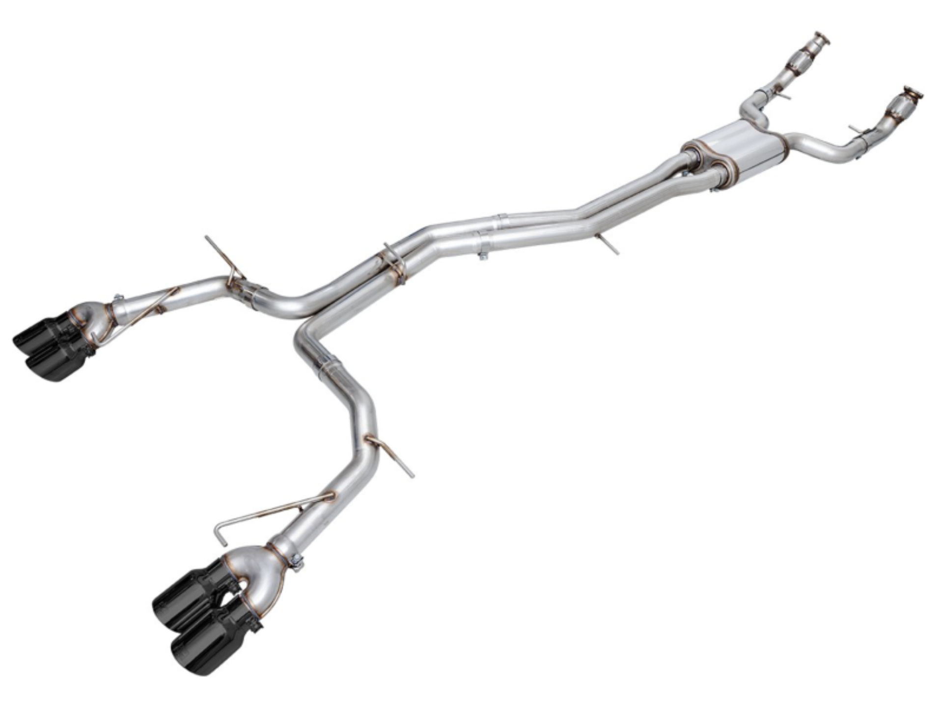 Picture of AWE Tuning 19-23 Audi C8 S6/S7 2.9T V6 AWD Track Edition Exhaust - Diamond Black Tips