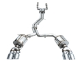 Picture of AWE Tuning 19-23 Audi C8 S6/S7 2.9T V6 AWD Touring Edition Exhaust - Chrome Silver Tips