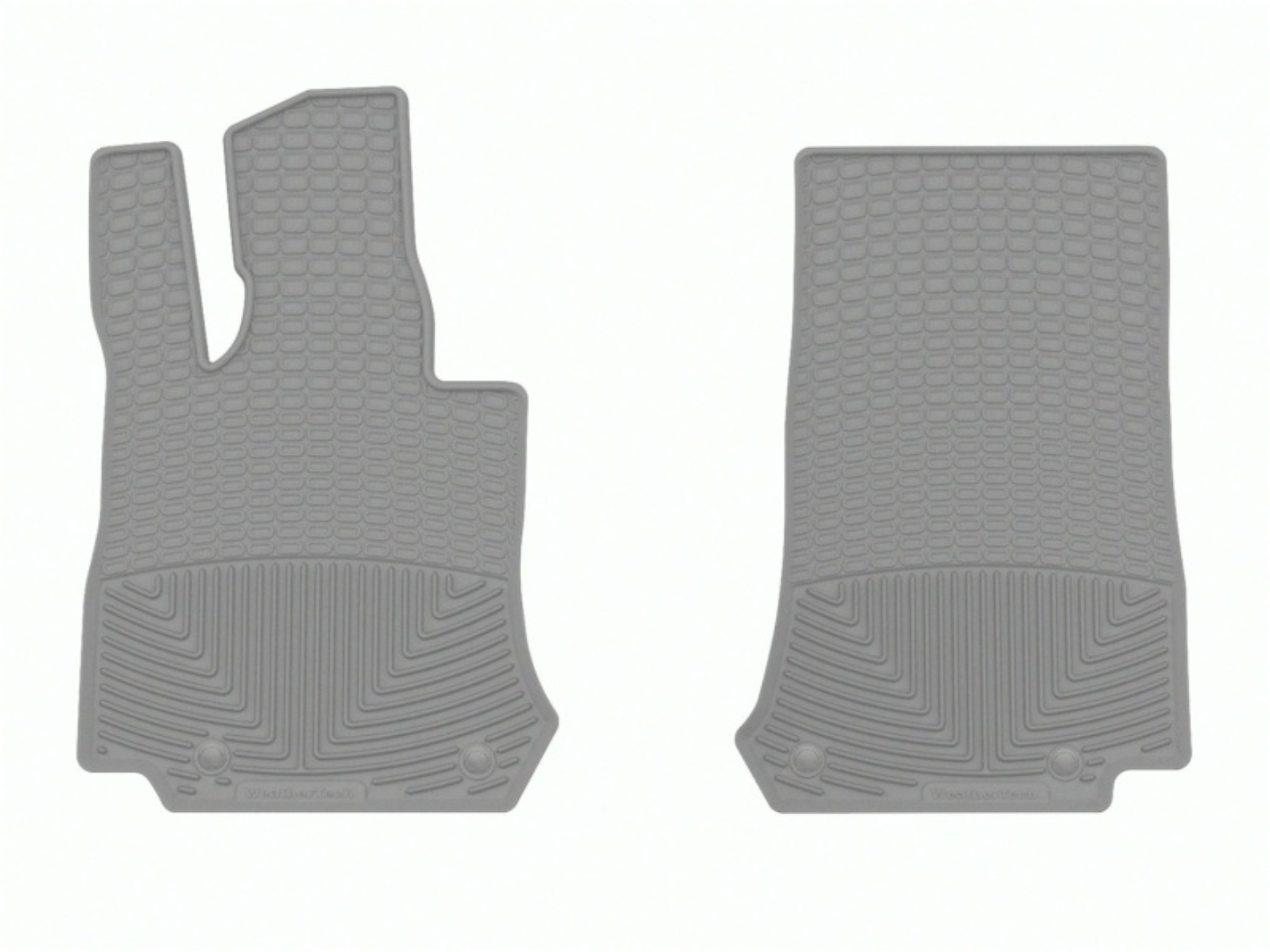 Picture of WeatherTech WT Rubber Mats-Front-Grey Floor Mats - W442GR