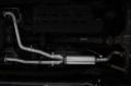 Picture of MBRP 22-23 Nissan Frontier 3.8L 3in Tip 3in Cat Back Turndown Exit Street Profile - T304