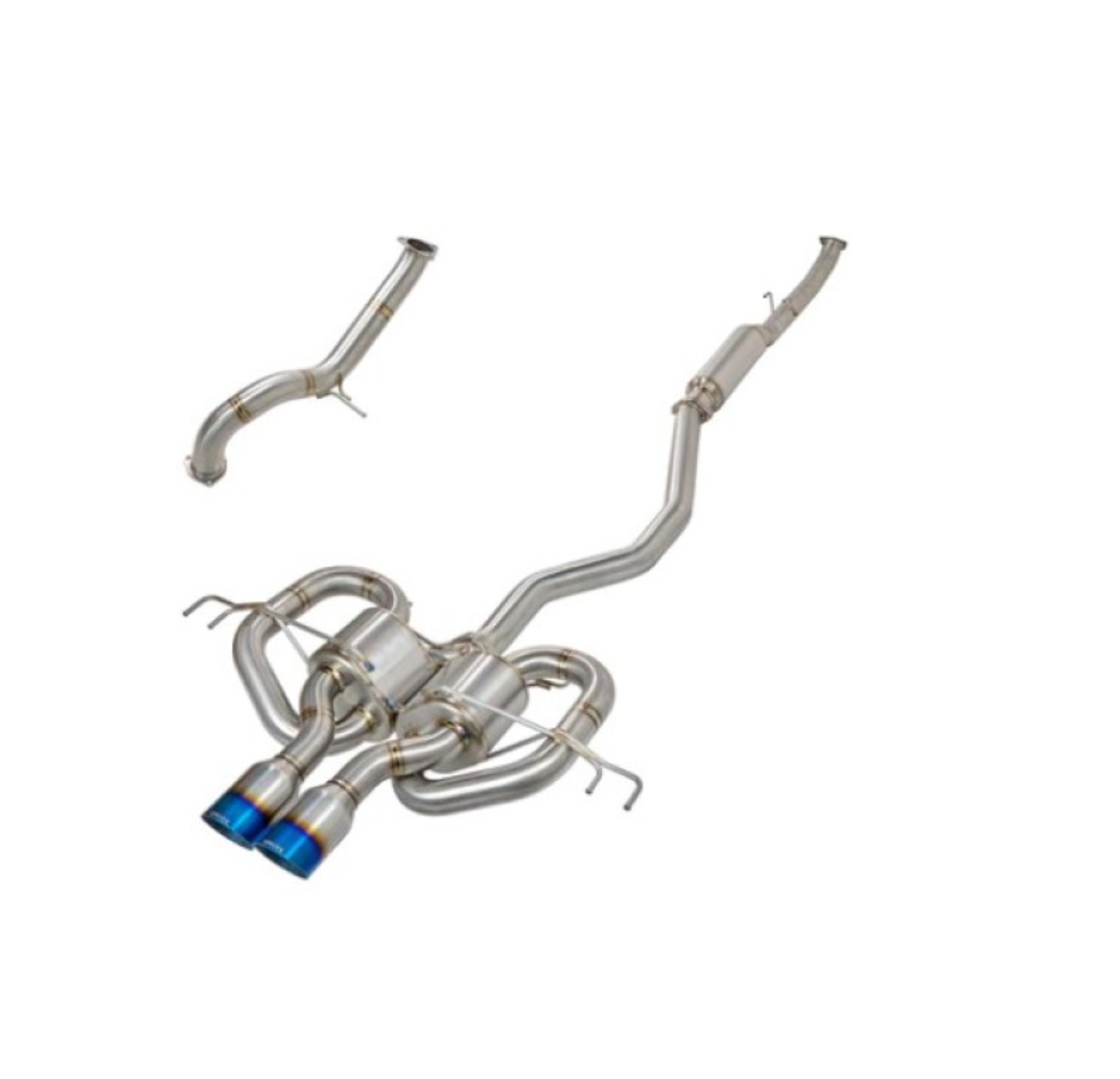 Picture of Remark 17-21 Honda Civic Type-R (FK8) Sports Touring Titanium Cat-Back Exhaust w/ Front Pipe
