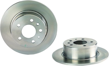 Picture of Brembo 06-07 Hyundai Accent/Kia Rio/Rio5 Rear Premium UV Coated OE Equivalent Rotor