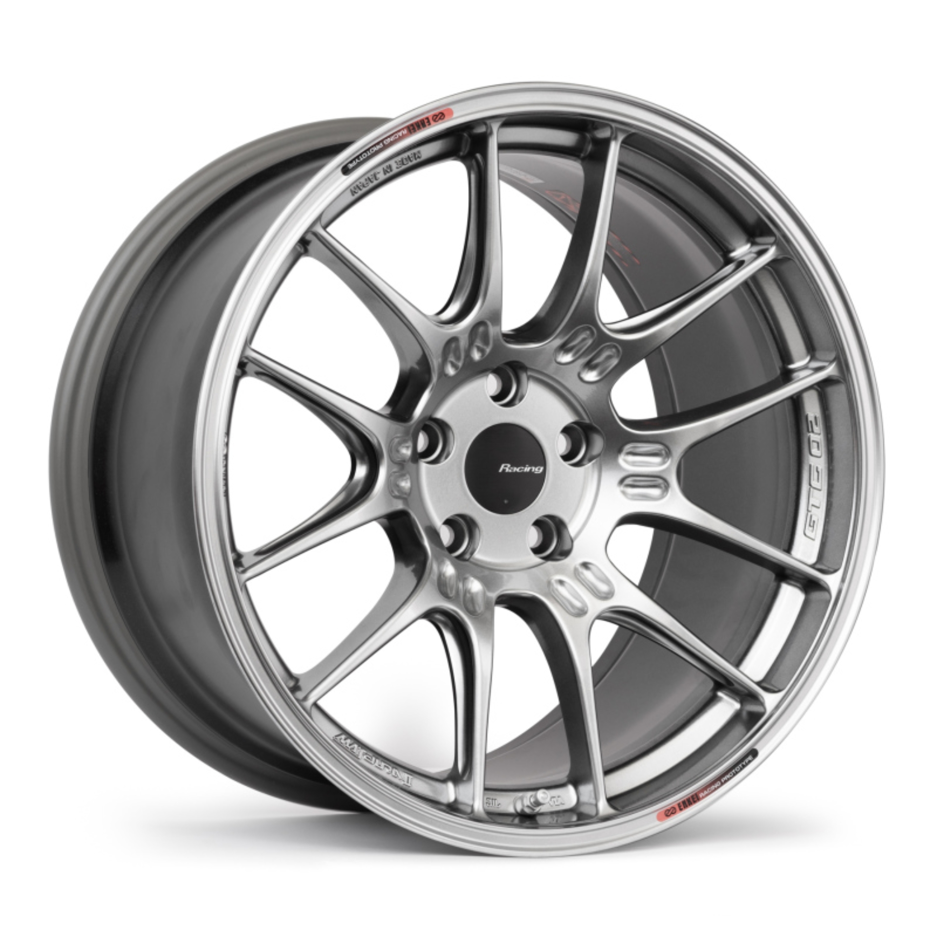 Picture of Enkei GTC02 17x8 4x100  42 Offset 66.5mm Bore Hyper Silver Wheel