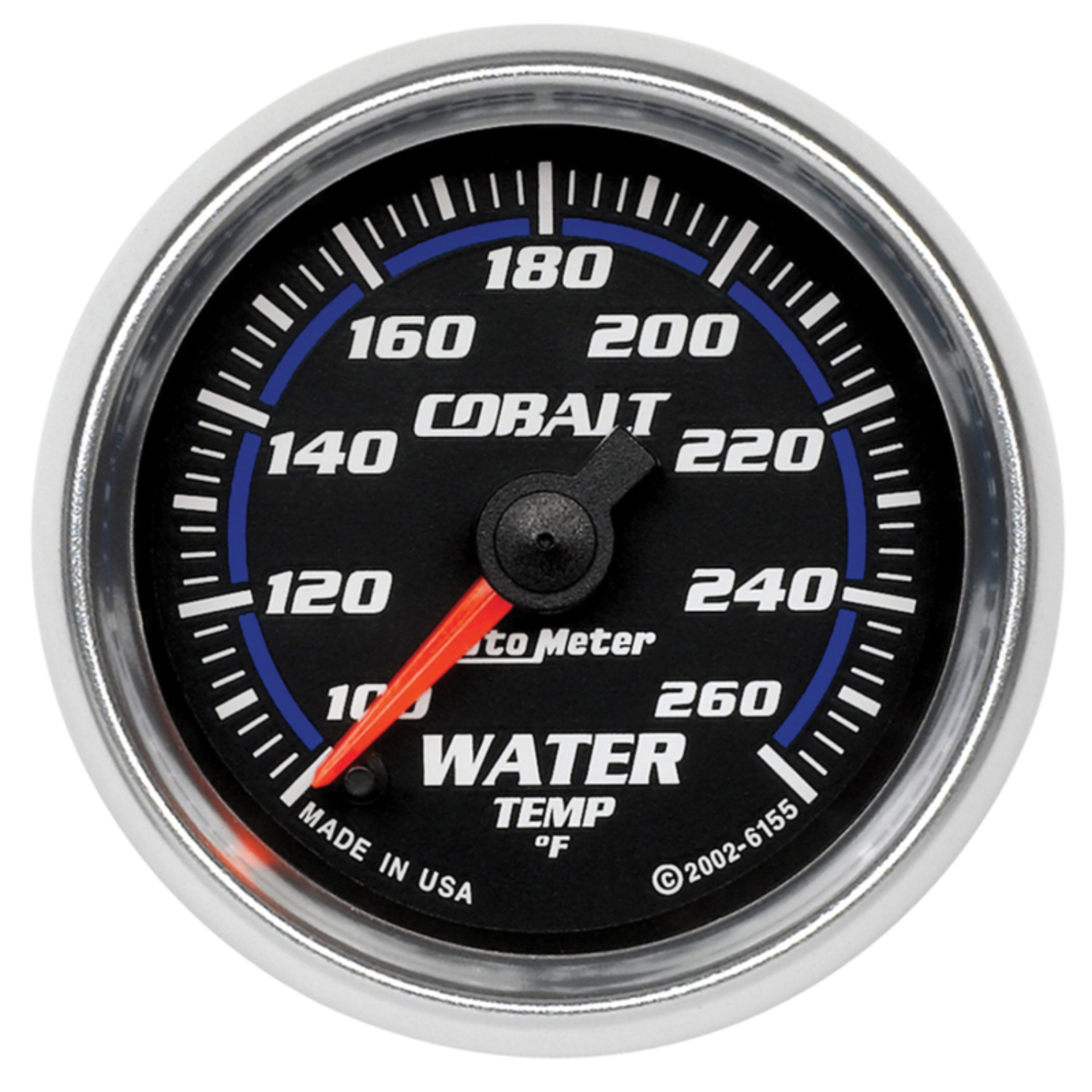 Picture of Autometer Cobalt 52mm 100-260 Deg F Electronic Water Temp Gauge