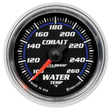 Picture of Autometer Cobalt 52mm 100-260 Deg F Electronic Water Temp Gauge