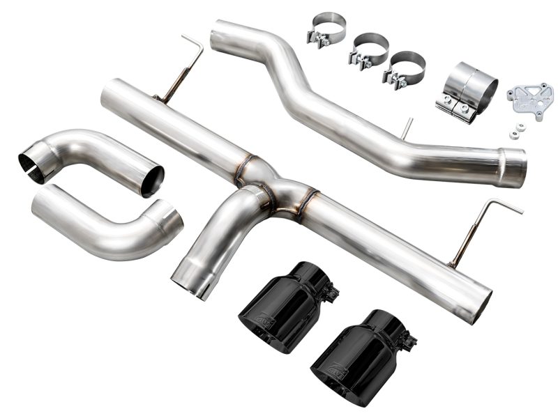 Picture of AWE Tuning 19-23 BMW 330i / 21-23 BMW 430i Base G2X Track Edition Axle-Back Exhaust - Diamond Black