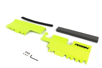 Picture of PERRIN 15-21 Subaru WRX/STI Radiator Shroud (Without OEM Intake Scoop) - Neon Yellow