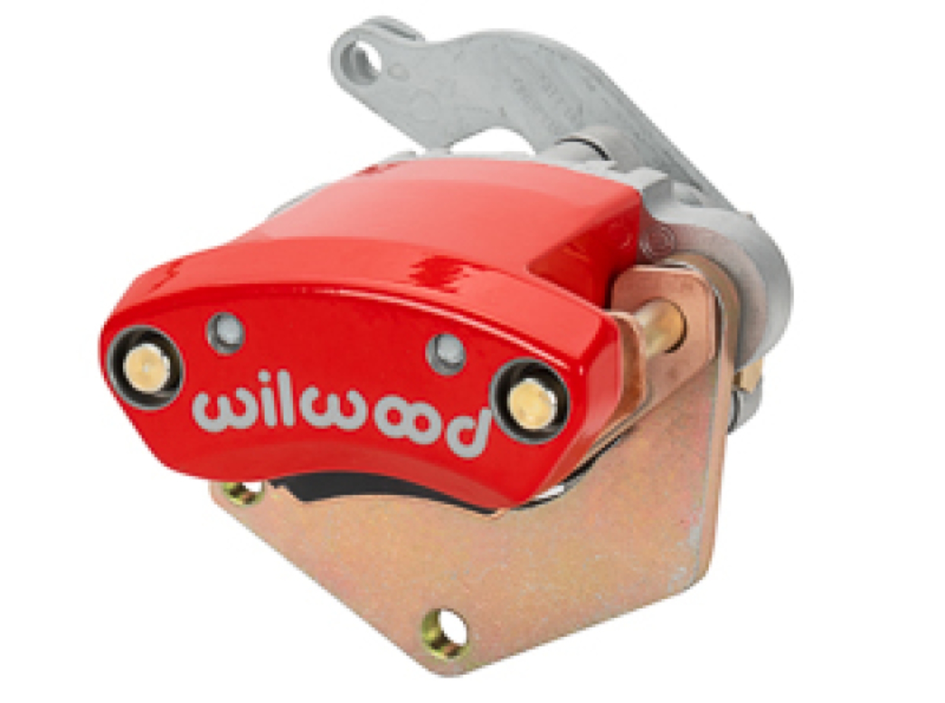 Picture of Wilwood LH MC4 Mechanical Parking Brake Caliper - 2.00in Bracket - 1.10in Disc - Red