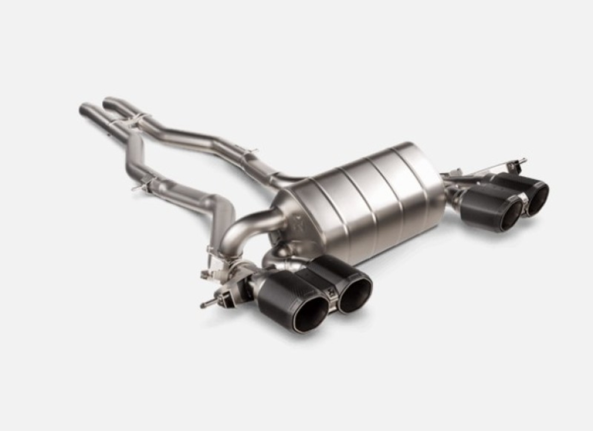 Picture of Akrapovic 2021+ BMW M3 (G80)/M4 (G82) Slip-On Line (Titanium) (Req. Tips)