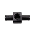 Picture of Wehrli 3/4in Hose Barb Straight w/ 1/2in NPT Port Billet Aluminum Adapter Fitting - Black Anodized