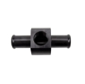 Picture of Wehrli 3/4in Hose Barb Straight w/ 1/2in NPT Port Billet Aluminum Adapter Fitting - Black Anodized