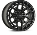 Picture of Vossen HFX-1 22x9.5 / 6x139.7 BP / ET20 / 106.1 CB / Deep - Satin Black Wheel