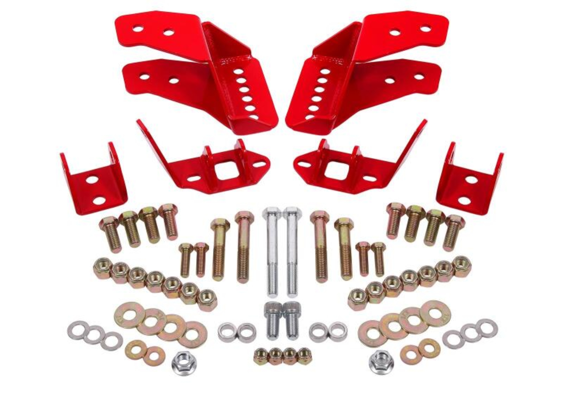Picture of BMR 78-87 G-Body Coilover Conversion Kit Rear Adjustable Shock Mount Without CAB - Red