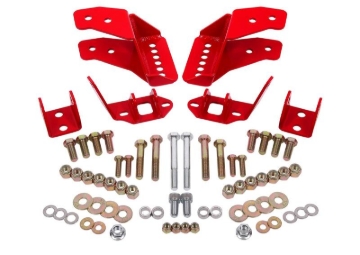 Picture of BMR 78-87 G-Body Coilover Conversion Kit Rear Adjustable Shock Mount Without CAB - Red