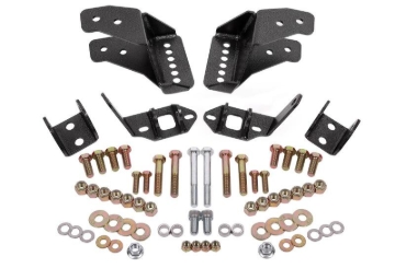 Picture of BMR 78-87 G-Body Coilover Conversion Kit Rear Adjustable Shock Mount Without CAB - Black Hammertone