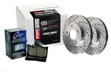 Picture of Select Sport Axle Pack; Drilled and Slotted; Front Brake kit