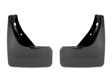 Picture of WeatherTech 22-23 Hyundai Santa Cruz (Does Not Work w/Fender Flares) No Drill Rear MudFlaps - Black