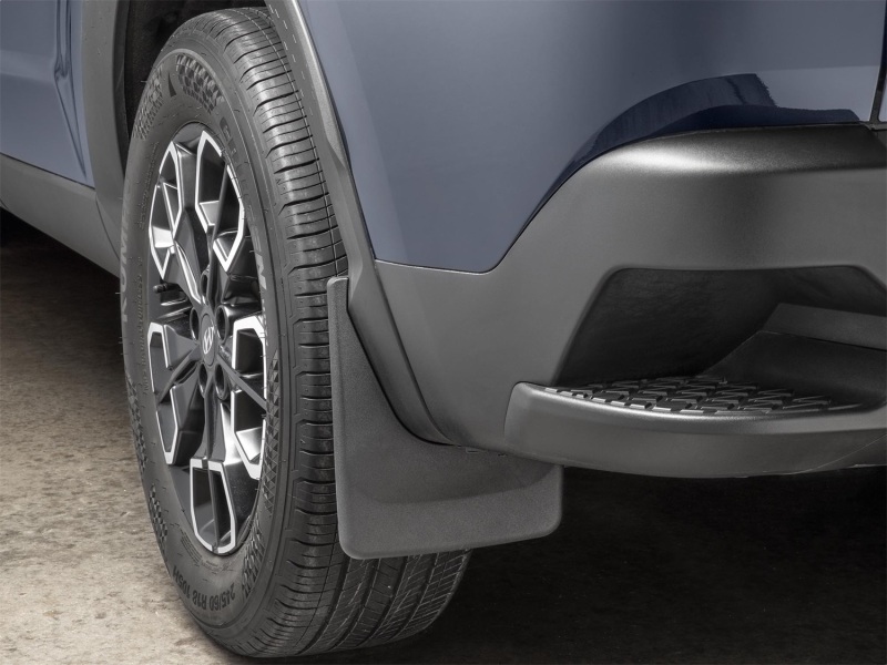 Picture of WeatherTech 22-23 Hyundai Santa Cruz (Does Not Work w/Fender Flares) No Drill Rear MudFlaps - Black