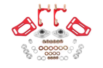 Picture of BMR 90-93 Fox Mustang Caster Camber Plates - Red