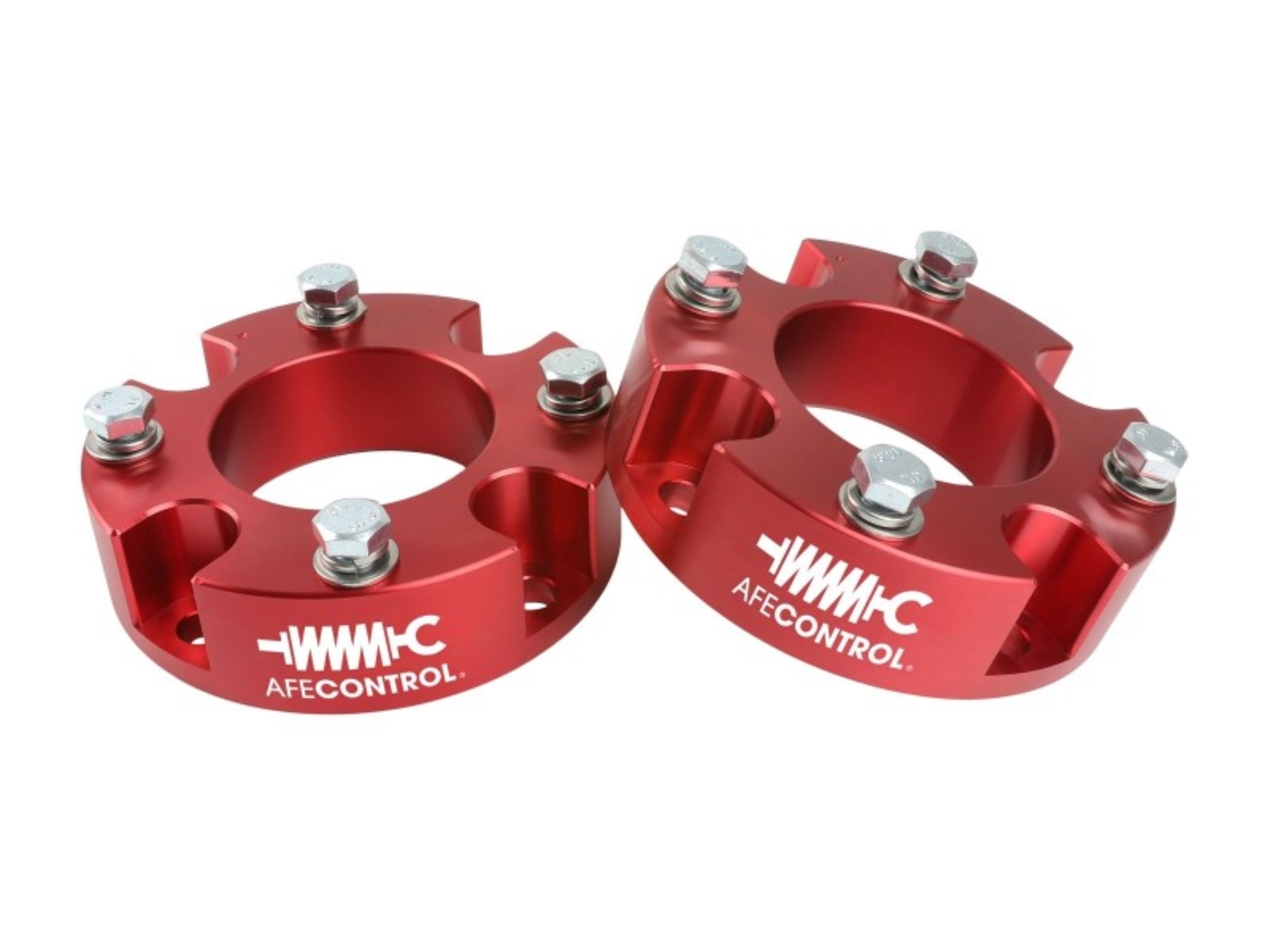 Picture of aFe CONTROL 1.875 IN Leveling Kit 22-23 Toyota Tundra - Red
