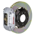 Picture of Brembo 05-10 Jetta Fr GT BBK 4Pist Cast 2pc 328x28 2pc Rotor Slotted Type1-Silver
