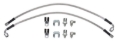 Picture of Wilwood WIL Flexline Brake Hose Front Brake Line Kits - 220-15837