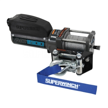 Picture of Superwinch 1,500 lbs. 1.1 HP 120V AC 1/8 In x 35ft. Wire Rope - Gray Wrinkle