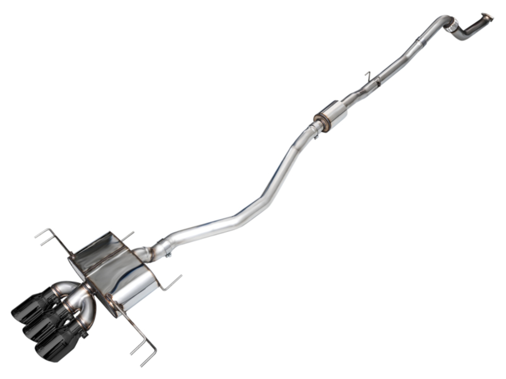 Picture of AWE Tuning 2023 Honda Civic Type R FL5 Touring Edition Exhaust w/ Triple Diamond Black Tips