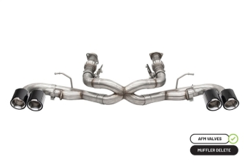 Picture of Corsa 20-25 Chevrolet Corvette C8 RWD 3in Xtreme Cat-Back Exhaust w/4.5in Carbon Fiber Polished Tips