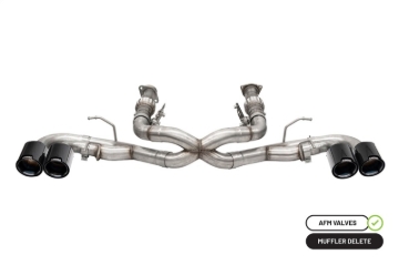 Picture of Corsa 20-25 Chevrolet Corvette C8 RWD 3in Xtreme Cat-Back Exhaust w/4.5in Carbon Fiber Black PVD Tip