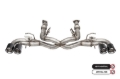 Picture of Corsa 2020-2025 Chevrolet Corvette C8 RWD 3in Valved Cat-Back Delete w/ NPP w/4.5in CF Polished Tips