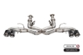 Picture of Corsa 2020-2025 Chevrolet Corvette C8 RWD 3in Track Cat-Back Delete Exhaust w/4.5in CF Polished Tips