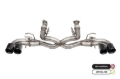 Picture of Corsa 2020-2025 Chevrolet Corvette C8 RWD 3in Delete 4 Valve Cat-Back w/NPP w/4.5in CF Black PVDTips