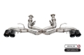 Picture of Corsa 2020-2025 Chevrolet Corvette C8 RWD 3in Track Cat-Back Delete Exhaust w/4.5in CF Black PVDTips